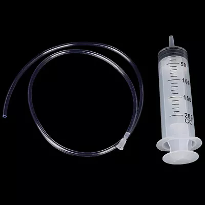 60-200ml Large Capacity Syringe Reusable Pump Oil Measuring With  Silicone )>G • $4.62